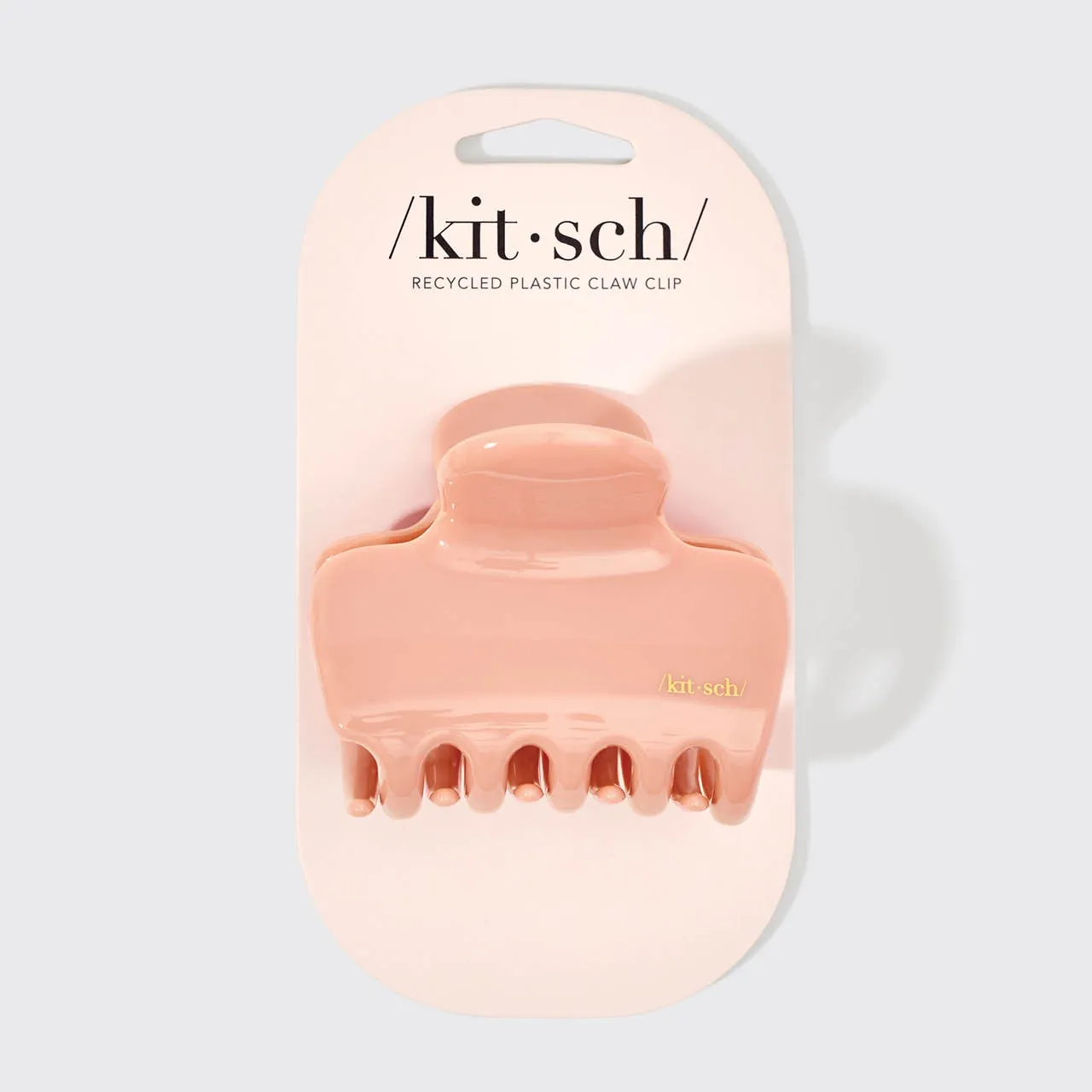 Kitsch Recycled Plastic Puffy Claw Clip - Rosewood