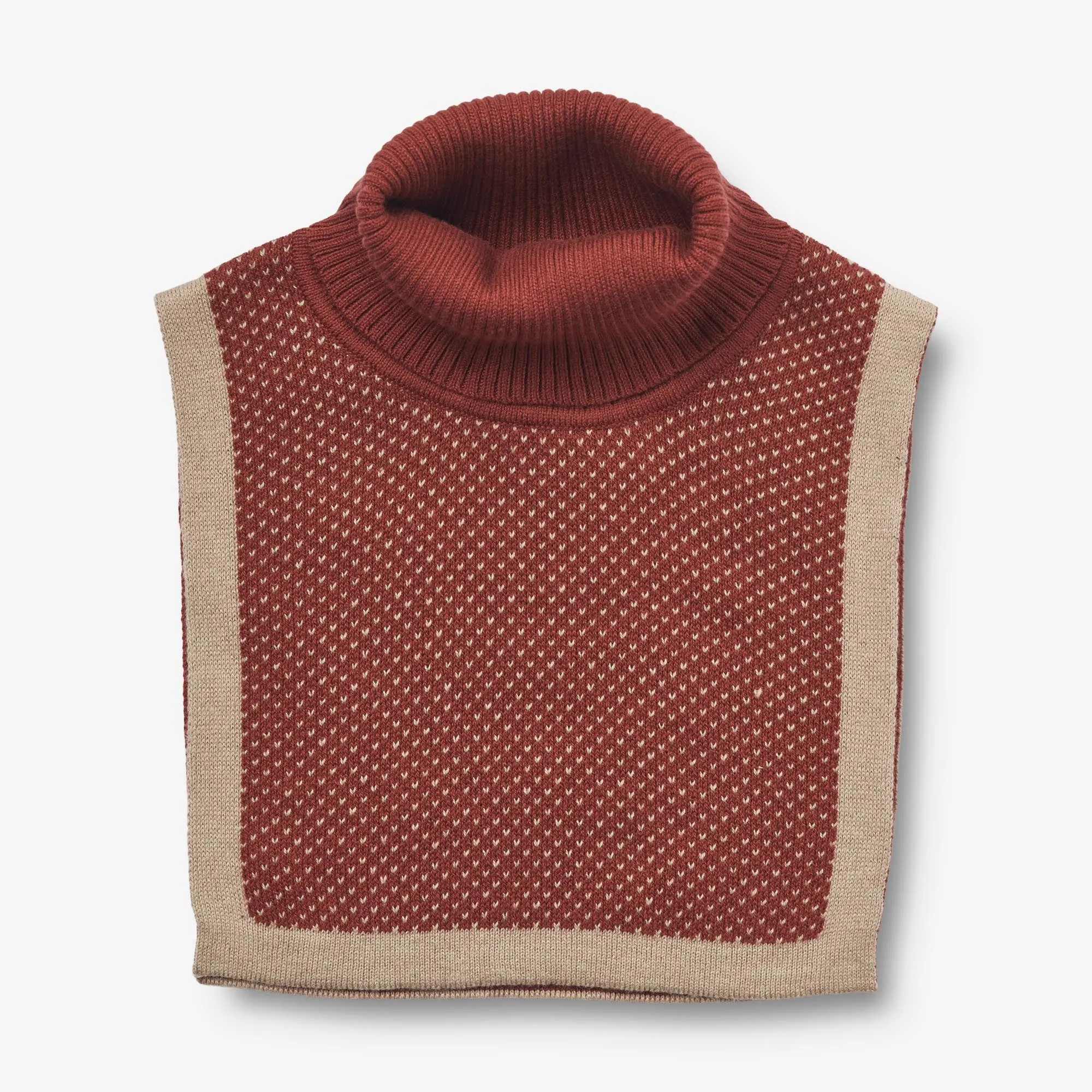 Knitted Neckwarmer Zaza - red