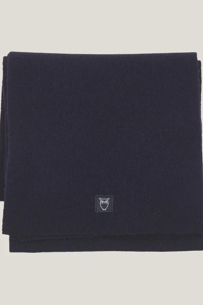 Knowledge Cotton Rib Knit Wool Scarf - RWS