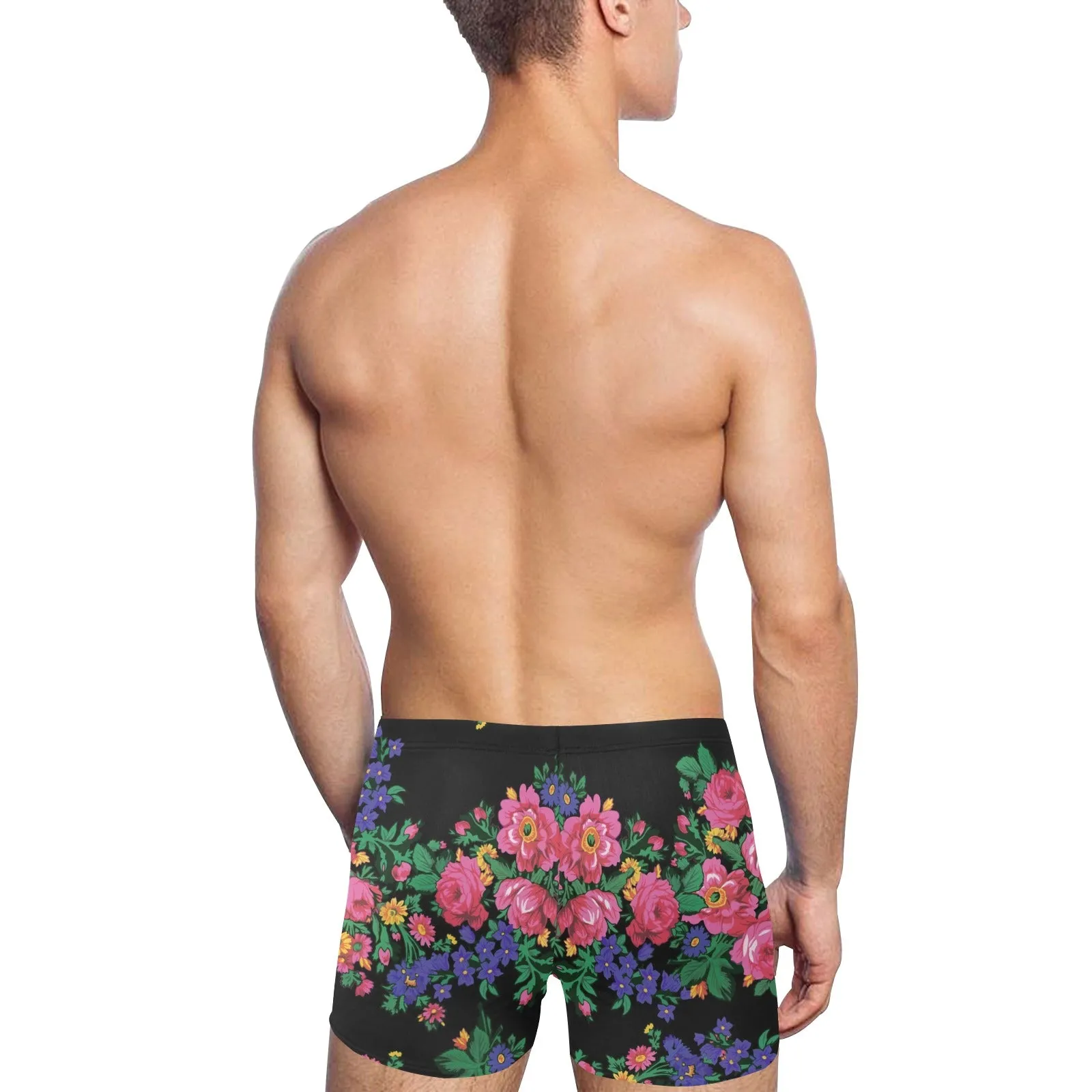 Kokum's Revenge Black Men's Swimming Trunks