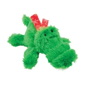 KONG Cozie Holiday Alligator Small Dog Toy