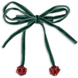 Konges Sløjd Smoke Pine 2 Pack Cherry Bow Hair Clips