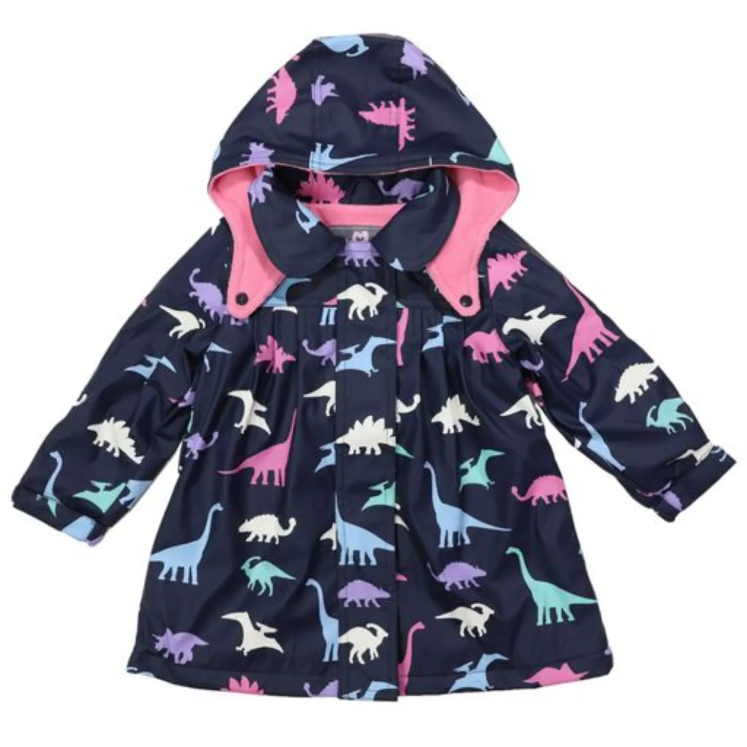 Korango Raincoat Dino Colour Changing Navy