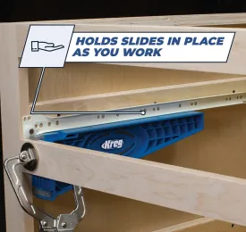 Kreg KHI-SLIDE Drawer Slide Jig, For: Face-Frame and Frameless Cabinet :EA: QUANTITY: 1