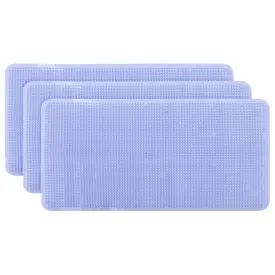 Kuber Industries Bath Mat | PVC Bathroom Mat | Shower Bath Mat | Floor Tub Mat | Bathroom Mud Mat | Anti-Skid Shower Bathroom Mat | L-YSD-C |Pack of 3|Sky Blue