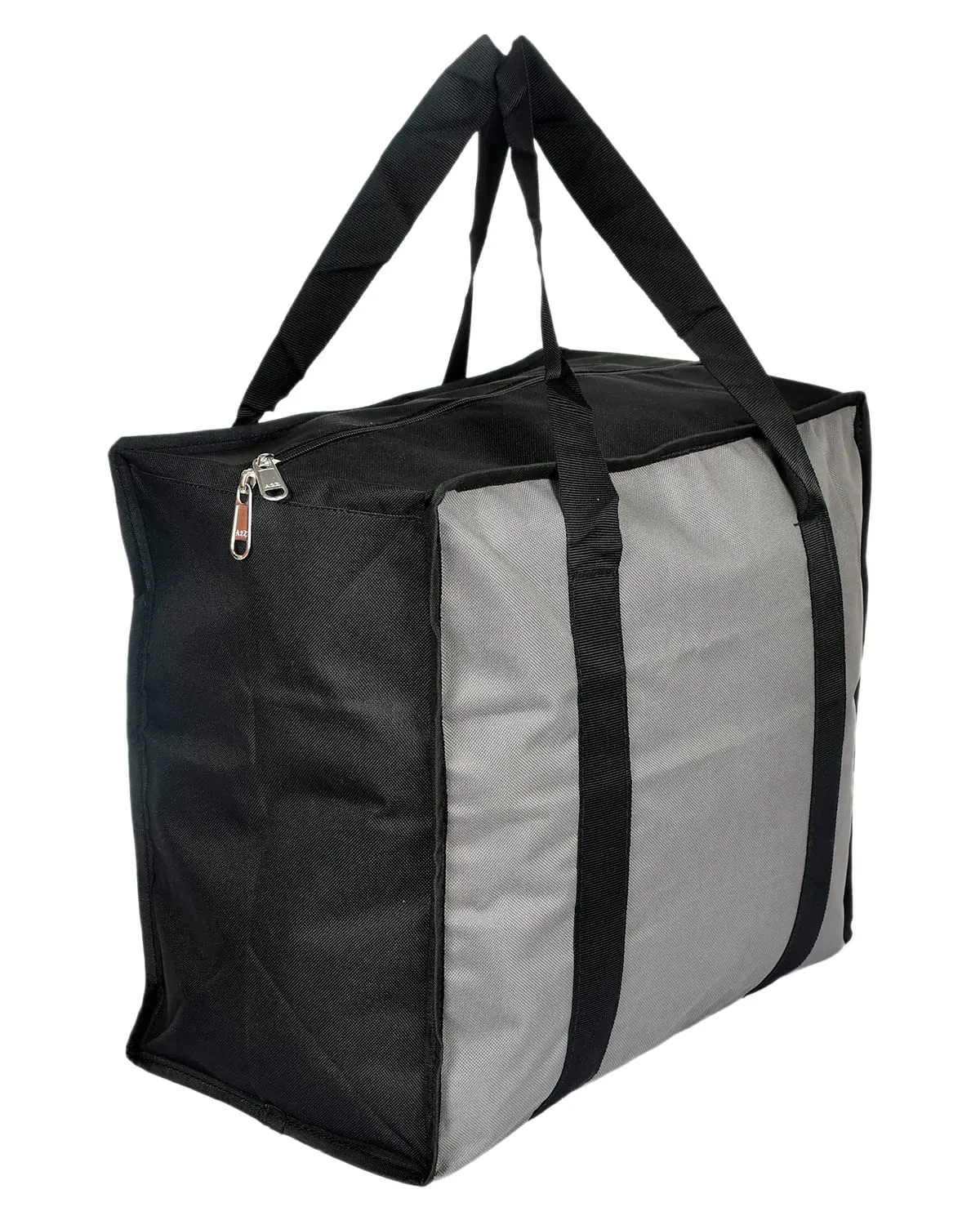 Kuber Industries Rexine Shopping Bags/Grocery Bag for Carry Grocery, Fruits, Vegetable with Handles (Beige) 54KM4019