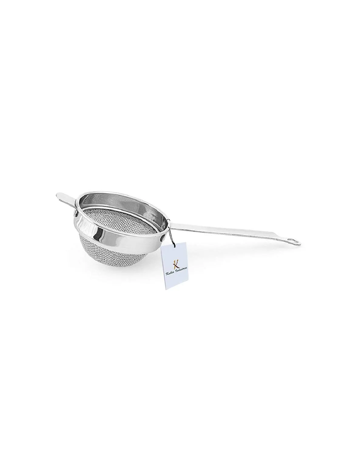 Kuber Industries Stainless Steel Tea Strainer Chalni, 9 cm, Silver