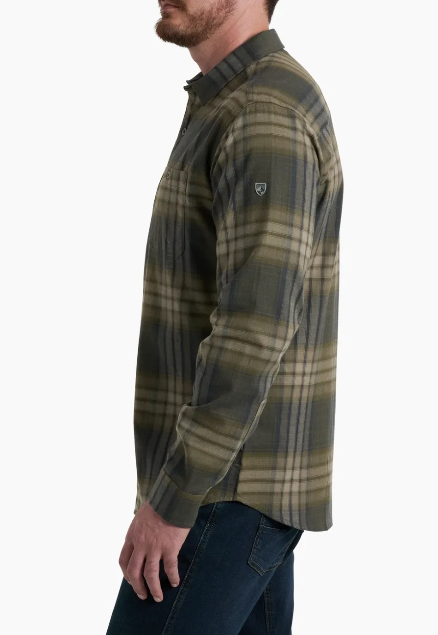 KUHL Men's Fugitive Flannel Shirt Smoke Sage