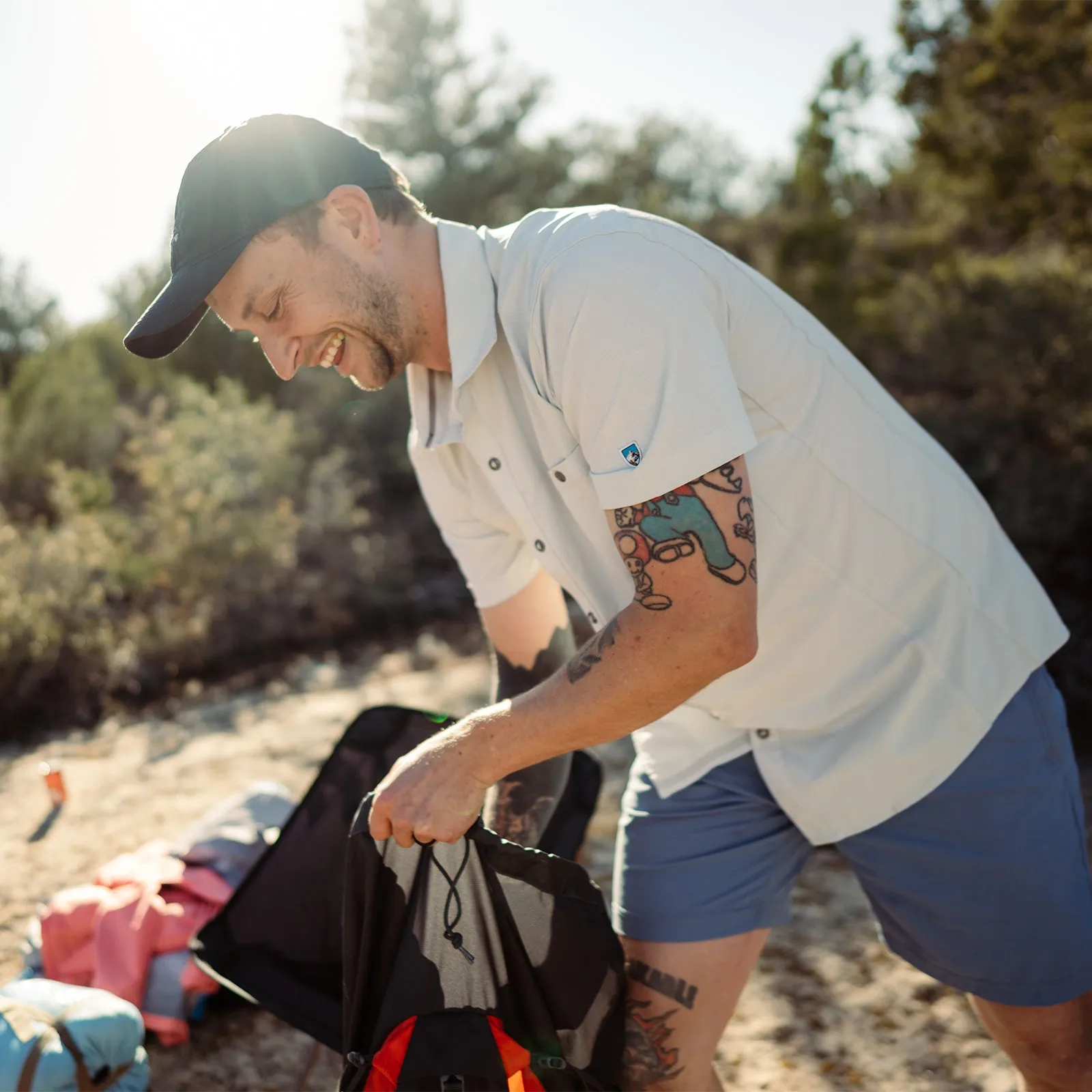 Kuhl Optimizr Short Sleeve Shirt (Men) - Overcast