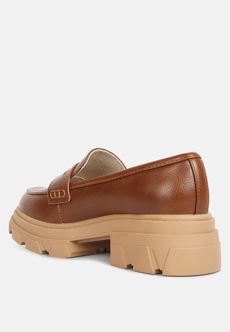 Kyro Wagon Platform Heel Loafers