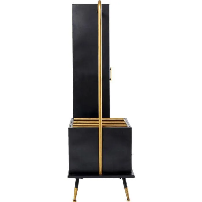 La Gomera Black Wardrobe Cabinet