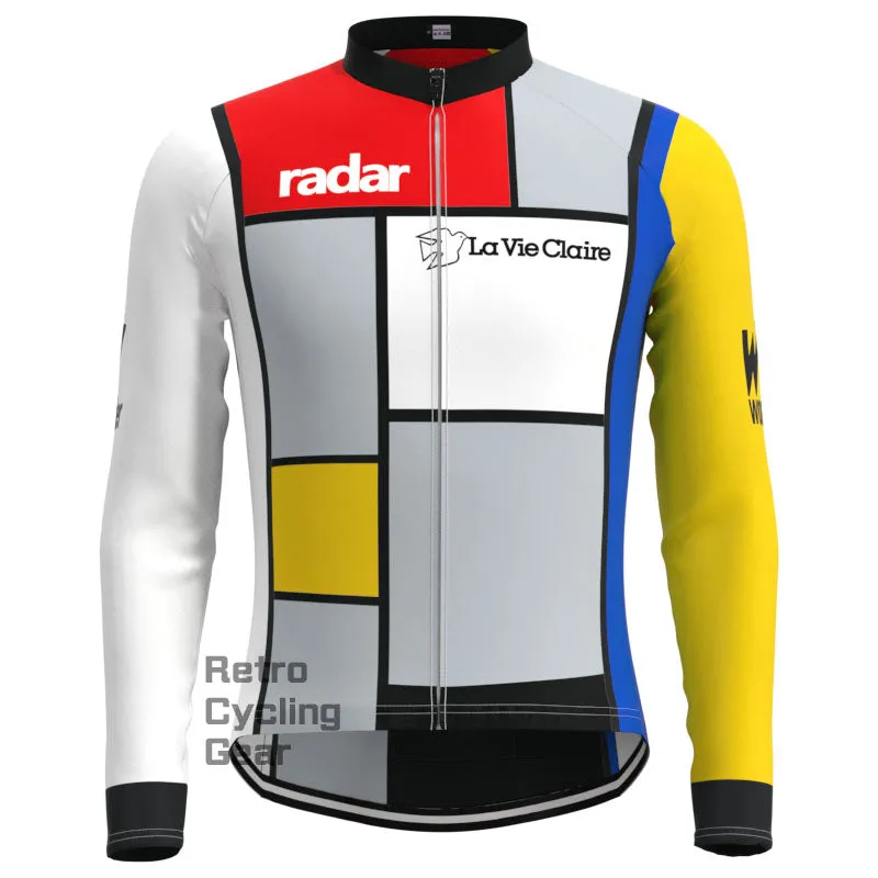 LA Vie Claire Retro Long Sleeve Cycling Kit