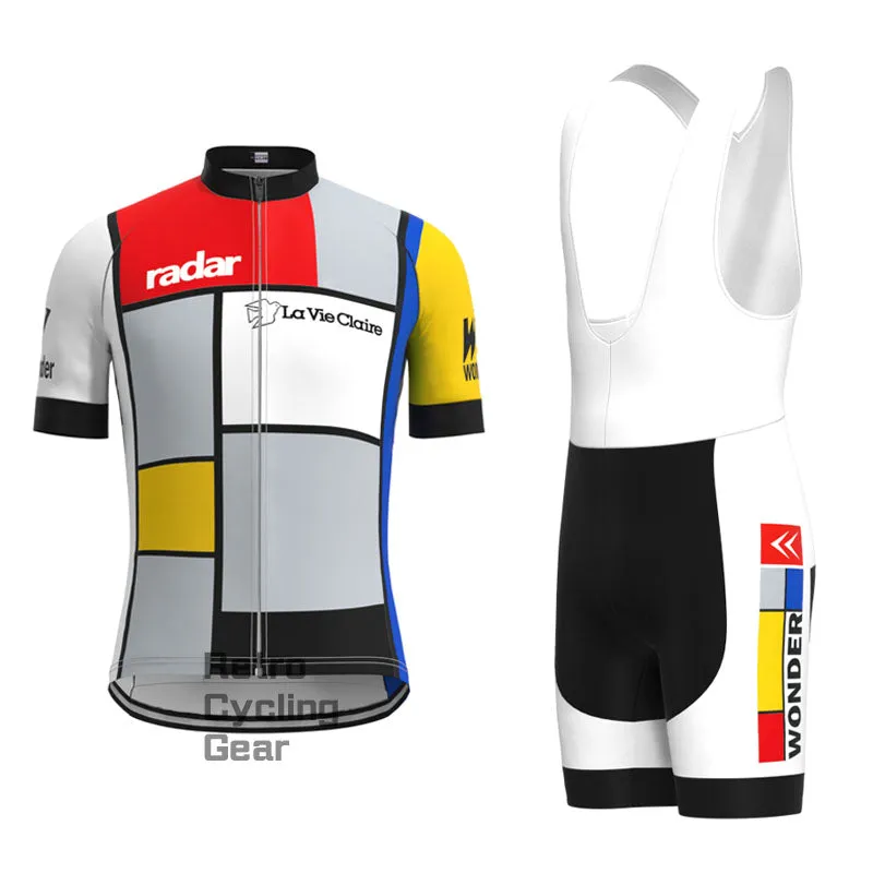 LA Vie Claire Retro Long Sleeve Cycling Kit