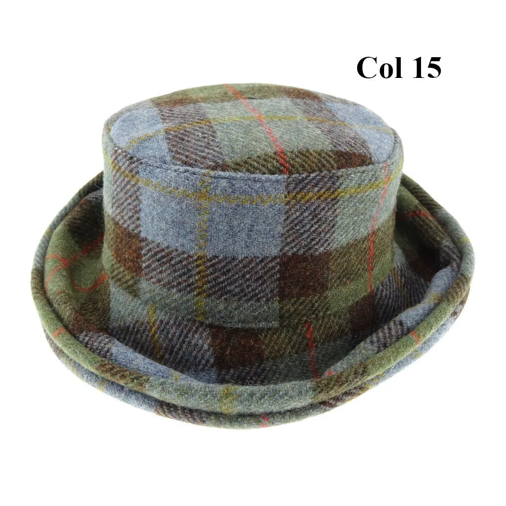 Ladies 100% Harris Tweed Cloche Hat