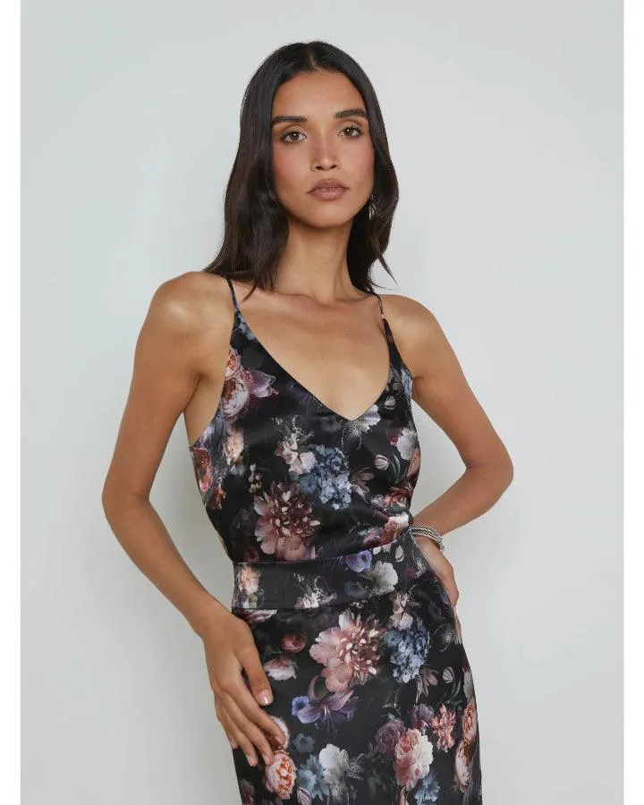 L'Agence Gabriella Floral Silk Camisole