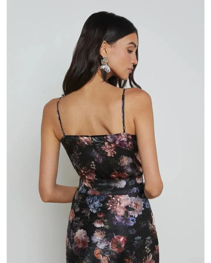 L'Agence Gabriella Floral Silk Camisole