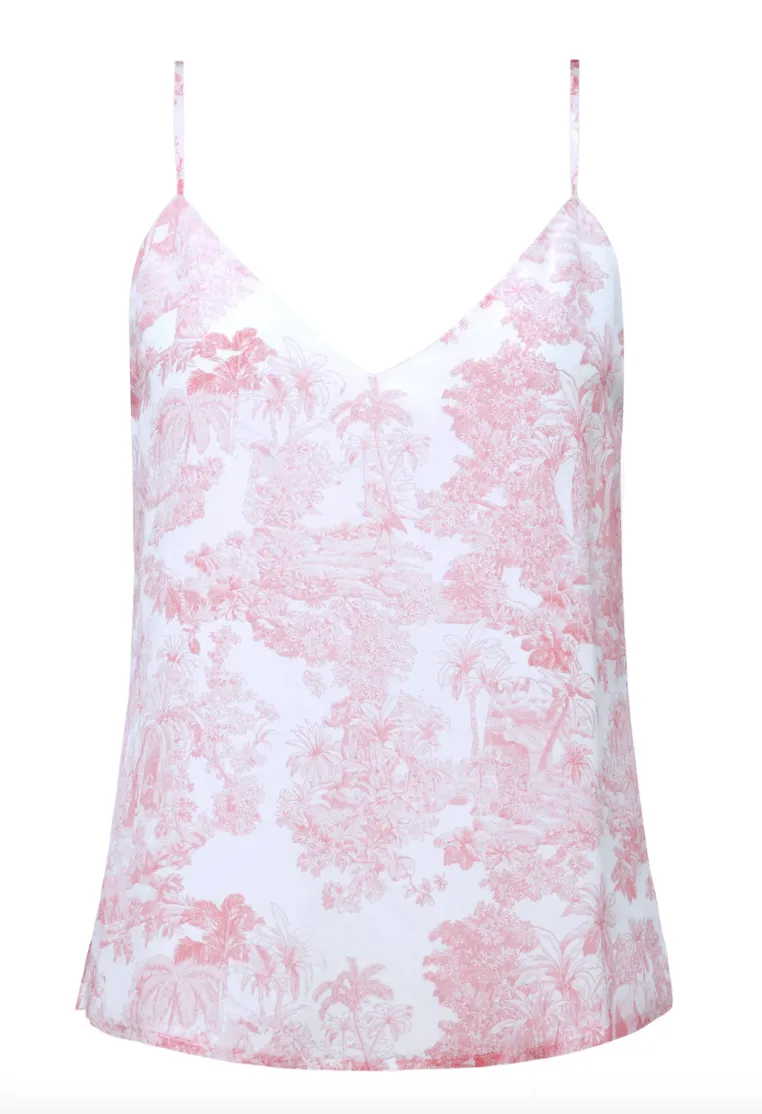 L’Agence Jane Camisole Tank Rose Toille