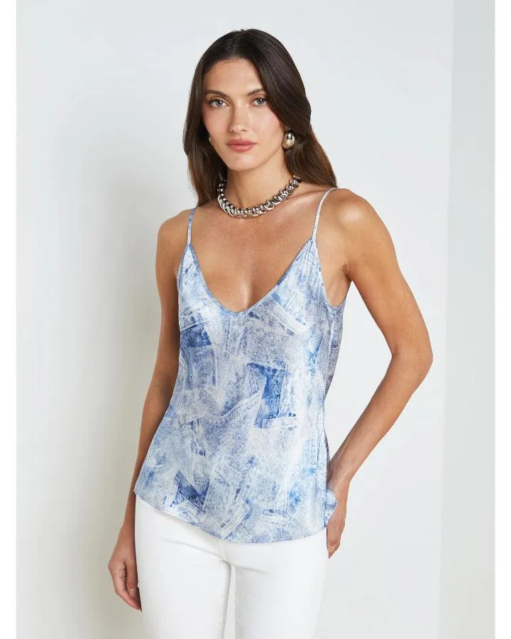 L'Agence Lexi Denim Pring Camisole