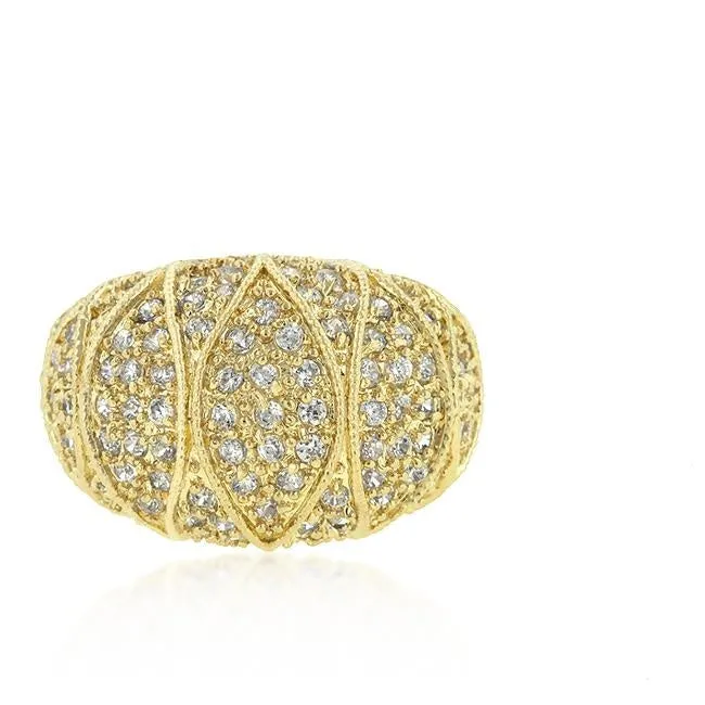 Lalya Goldeneye Dome Cocktail Ring | 6ct | 18k Gold