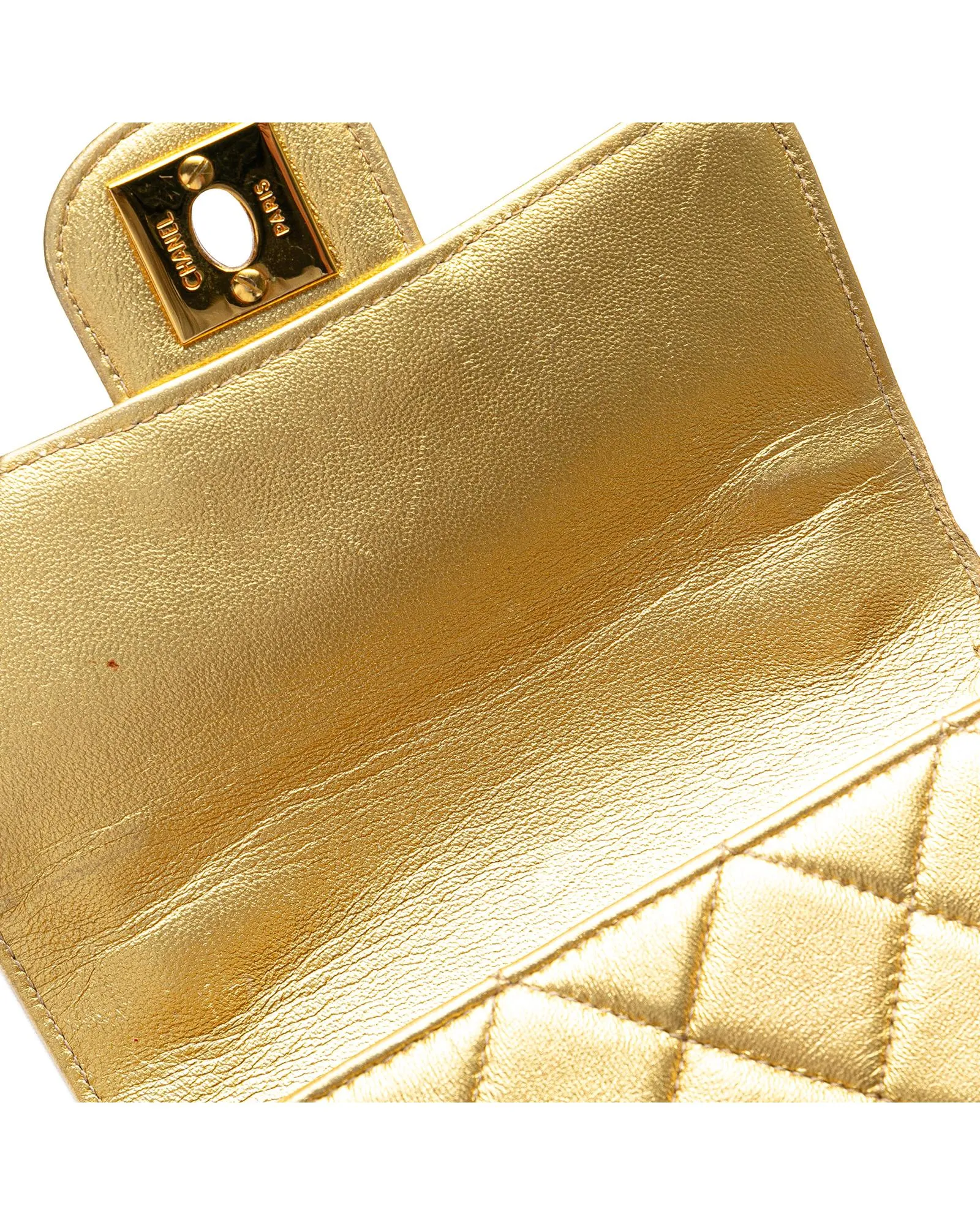 Lambskin Leather Top Handle Bag with Twist Lock Closures