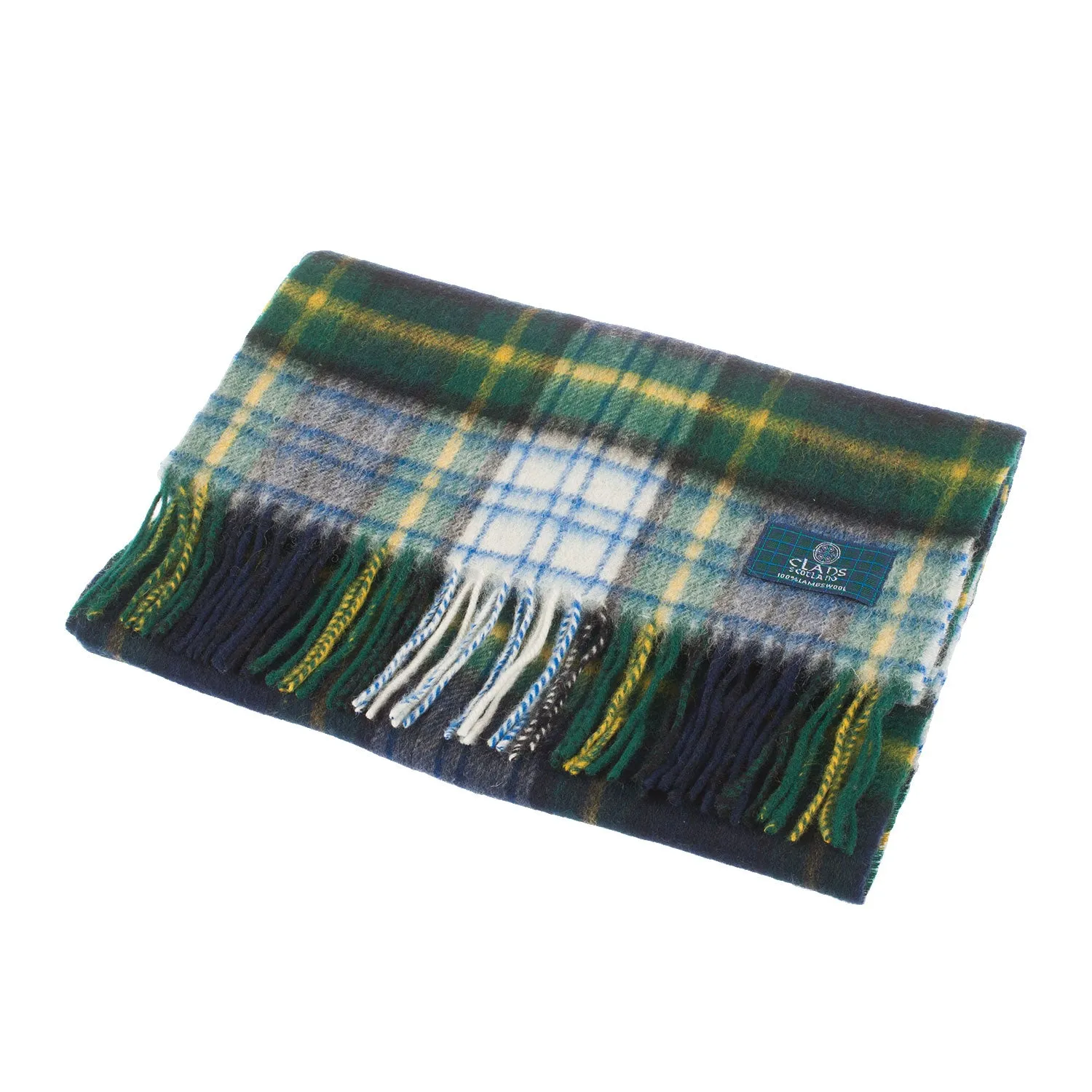 Lambswool Scottish Tartan Clan Scarf  Gordon Dress