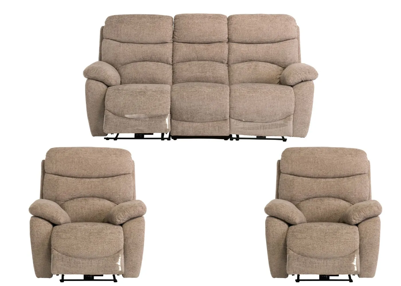 Lana Sand Full Electric Recliner Range