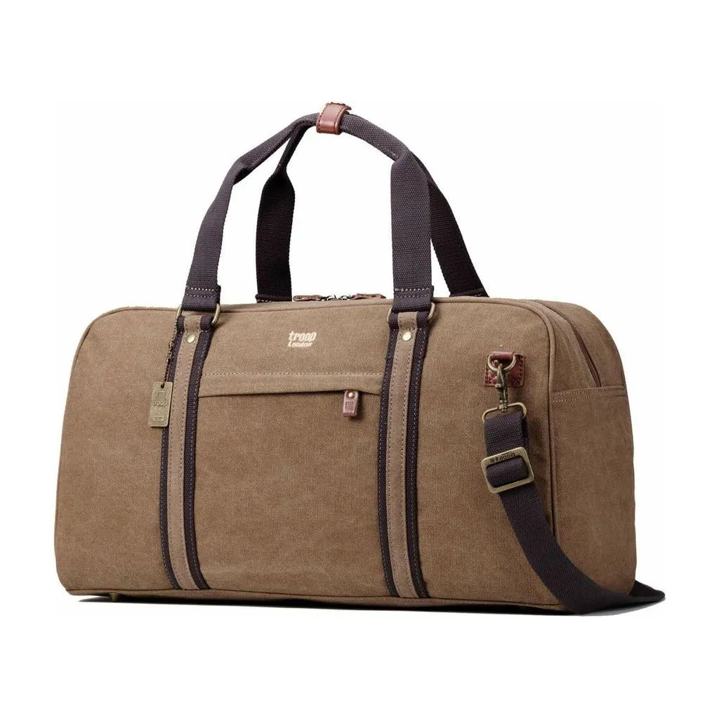 Large Holdall Weekend Bag - Troop Classic Canvas Travel Duffel Bag - 5 Colours