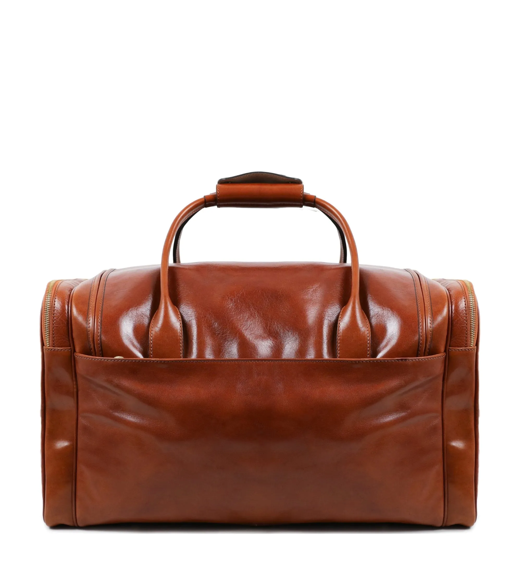 Large Italian Leather Duffel Bag - The Hitchhikers Guide to the Galaxy