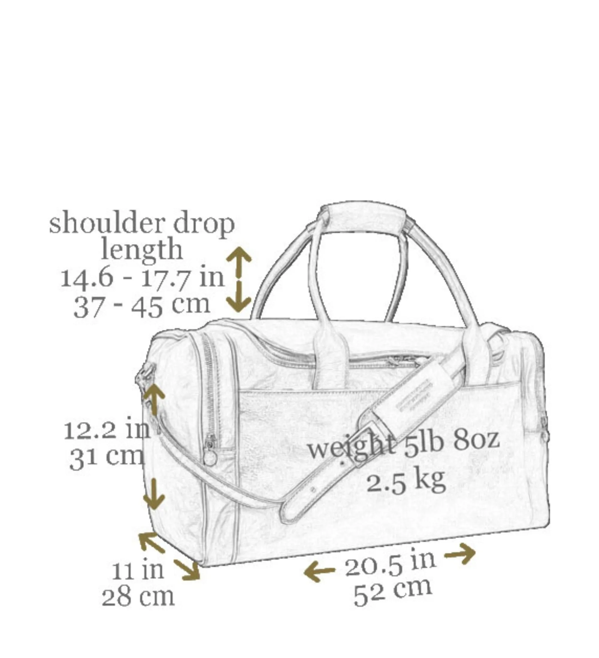 Large Italian Leather Duffel Bag - The Hitchhikers Guide to the Galaxy