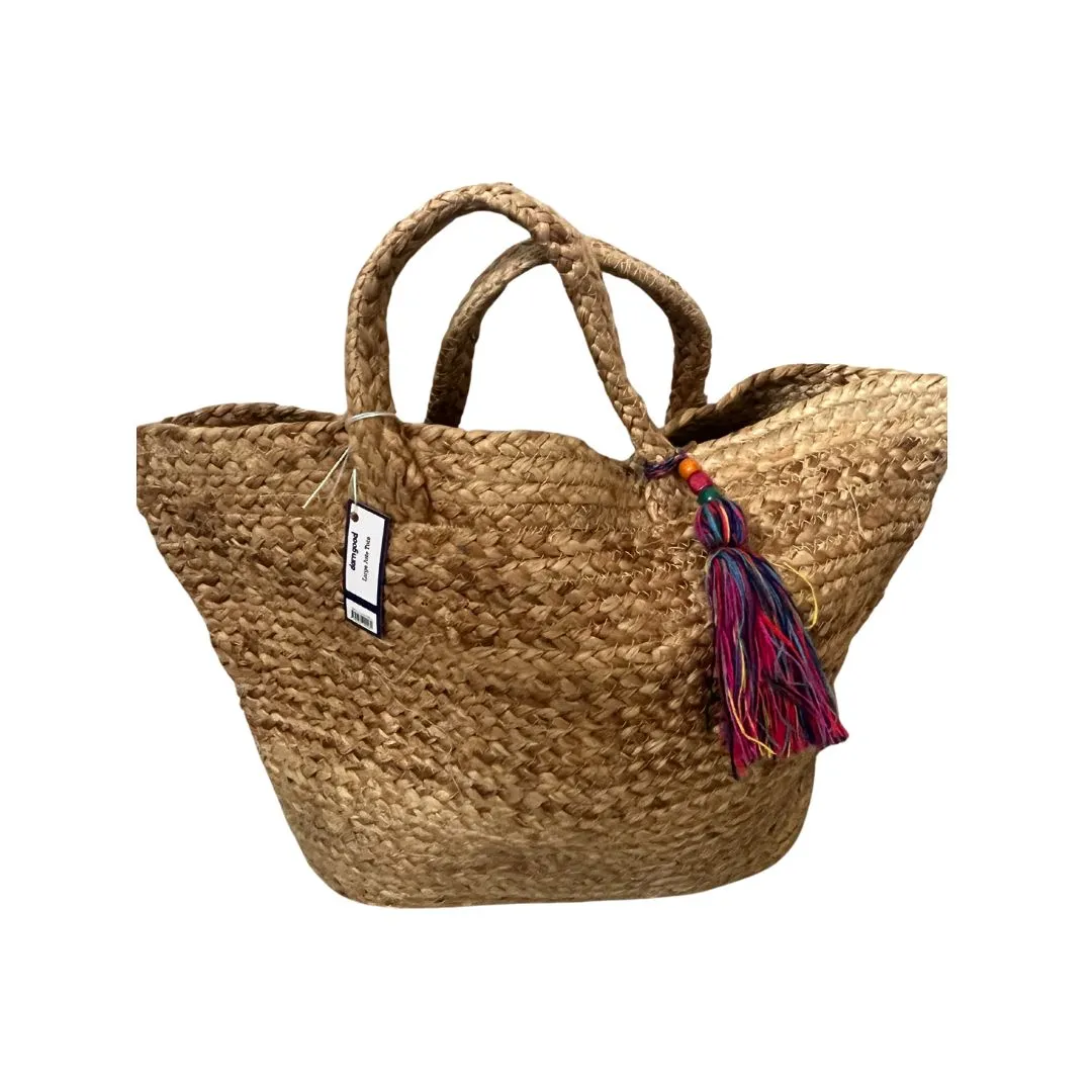 Large Jute Tote Bag