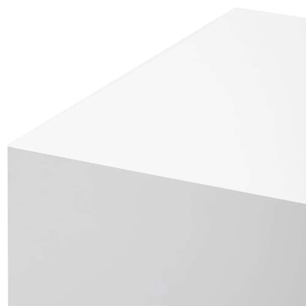 Large White Cube Pedestal