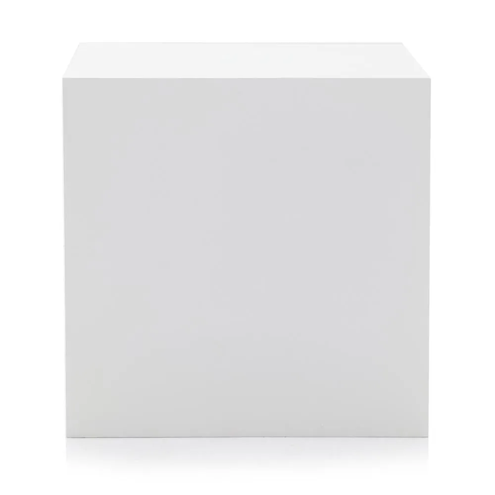 Large White Cube Pedestal