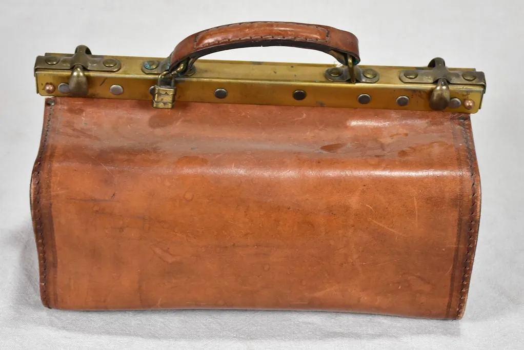 Late 19th century French leather doctor's bag