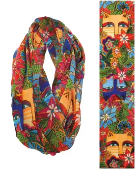 Laurel Burch™  Eva Cats Infinity Scarf