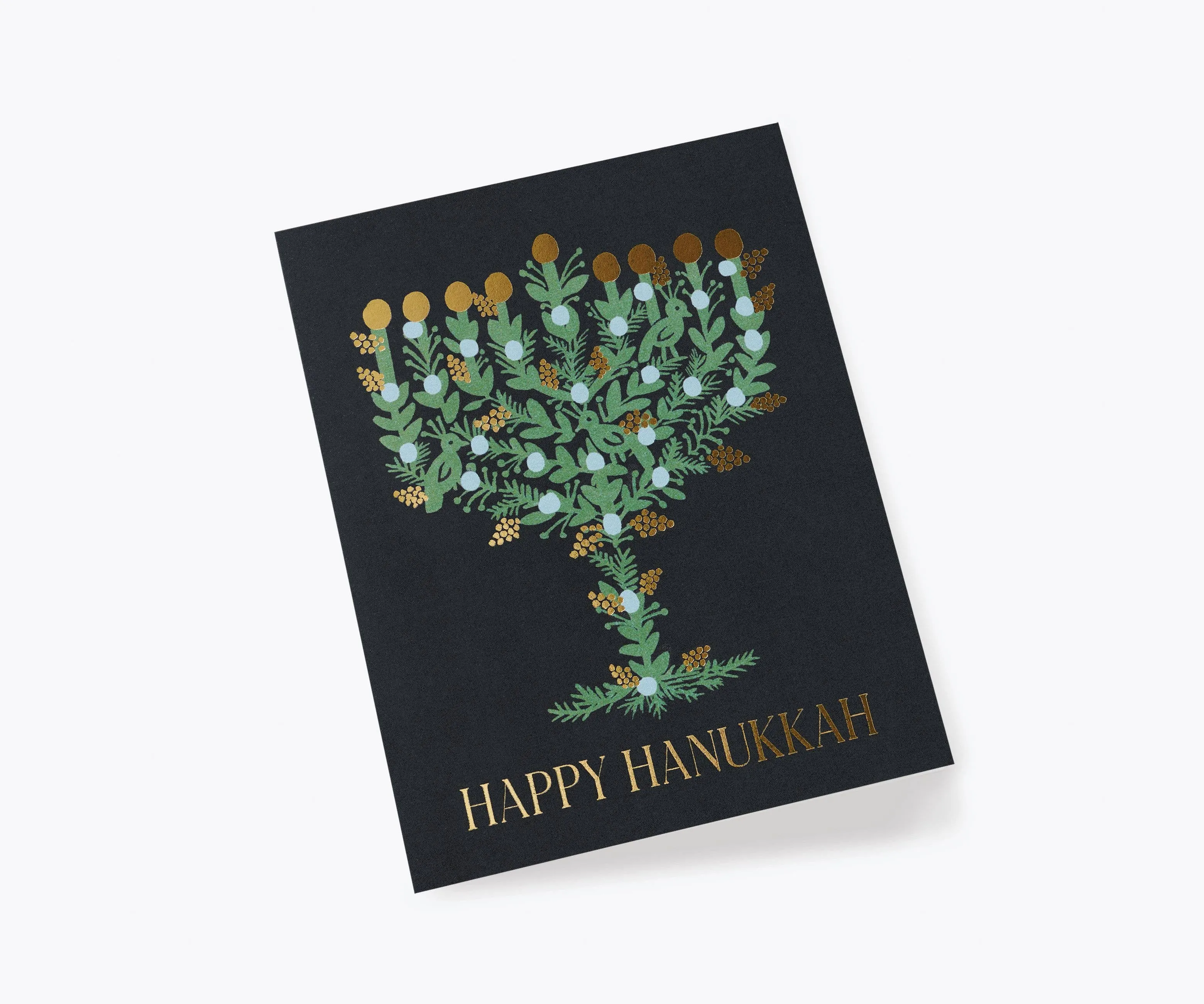 laurel menorah card