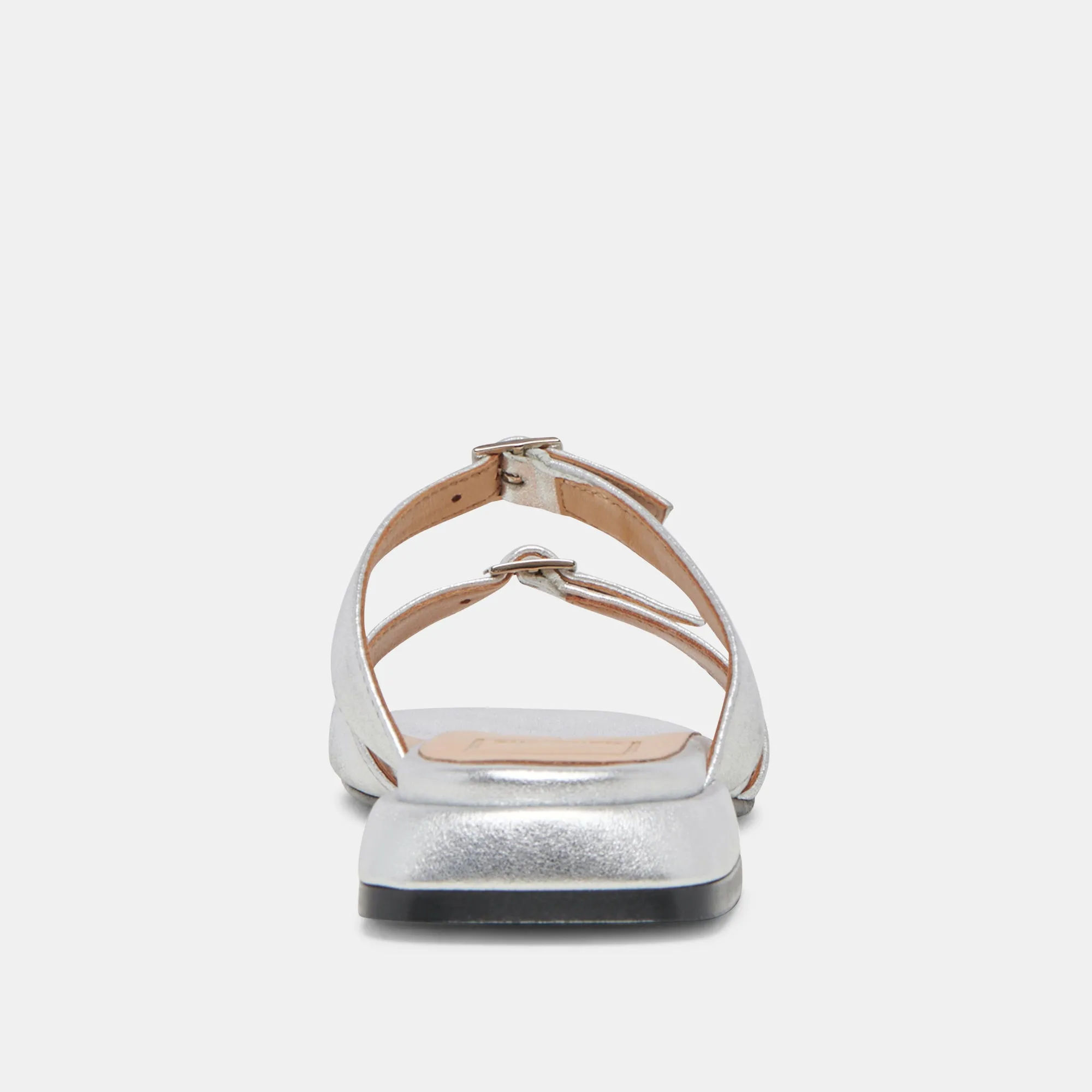 LAVERN SANDALS SILVER METALLIC LEATHER