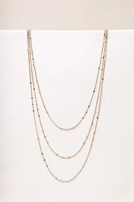 Layered Gold Chain Necklace