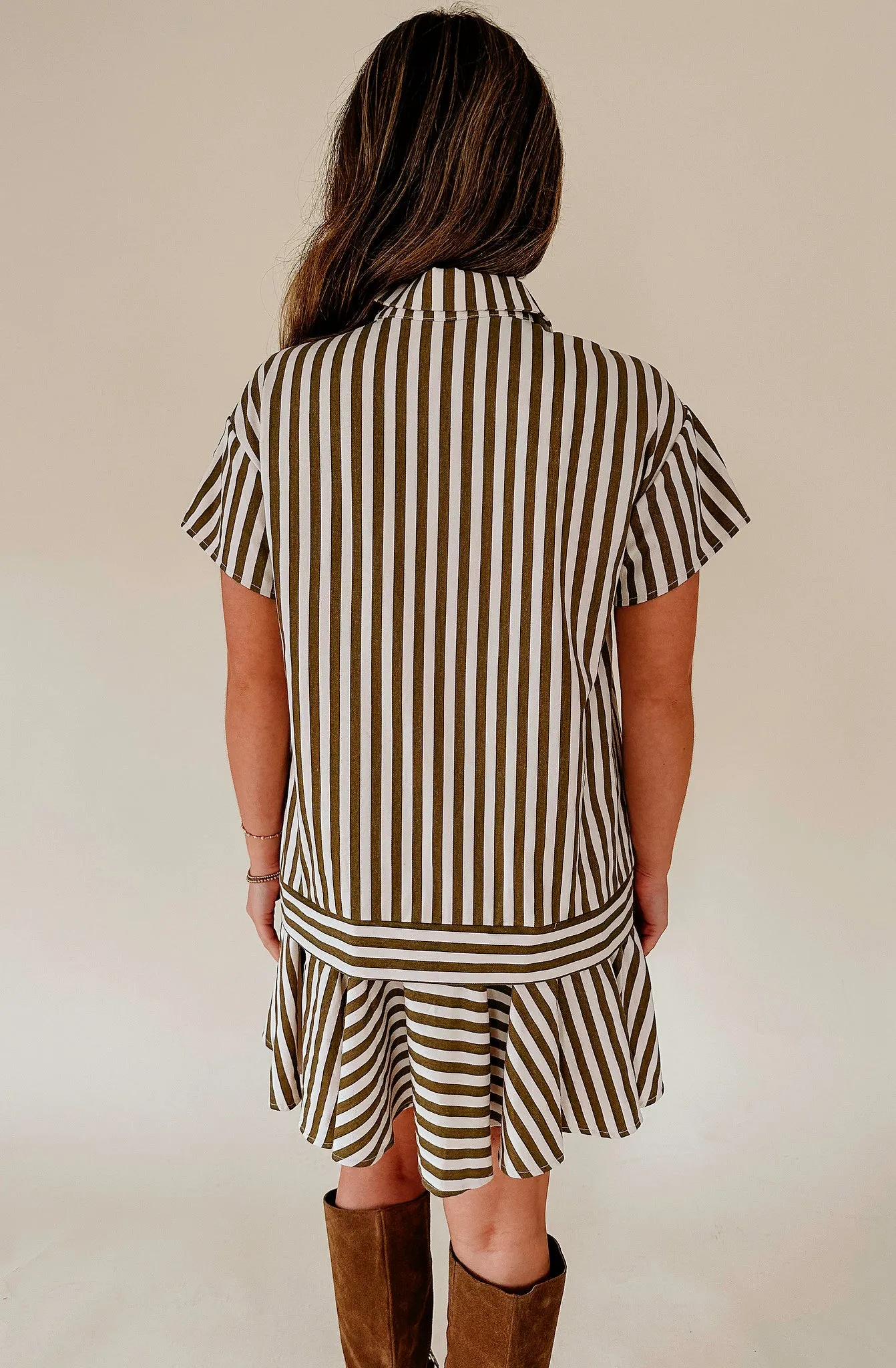 LEAH STRIPE DRESS