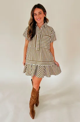 LEAH STRIPE DRESS