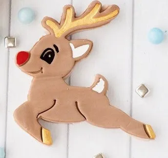 Leaping Reindeer Cookie Cutter