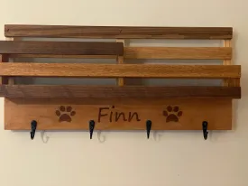 Leash Holder: Personalized with Pet Name/s