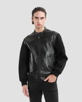 Leather Bomber Jacket