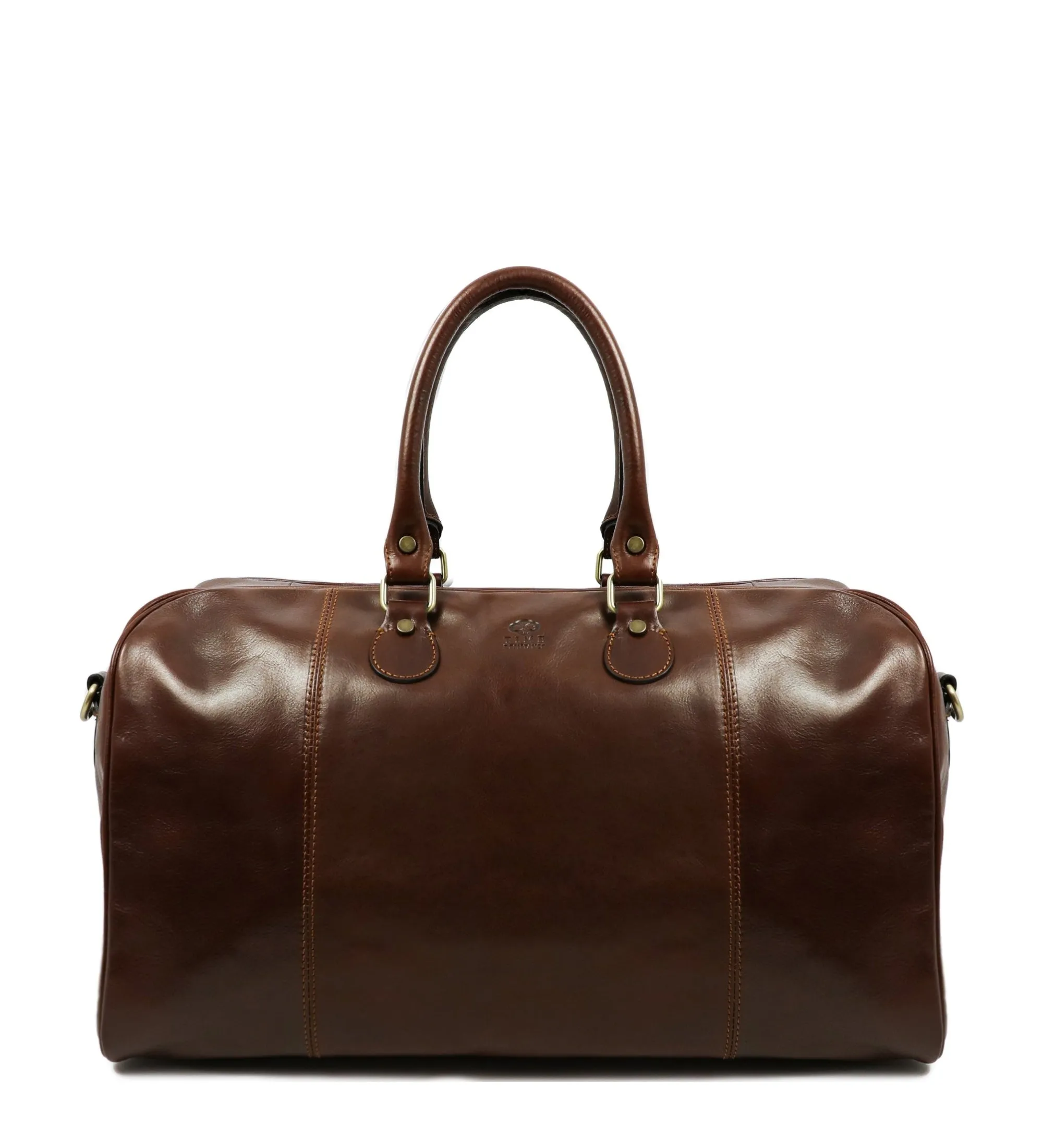 Leather Duffel Bag Weekender Bag - The Count of Monte Cristo