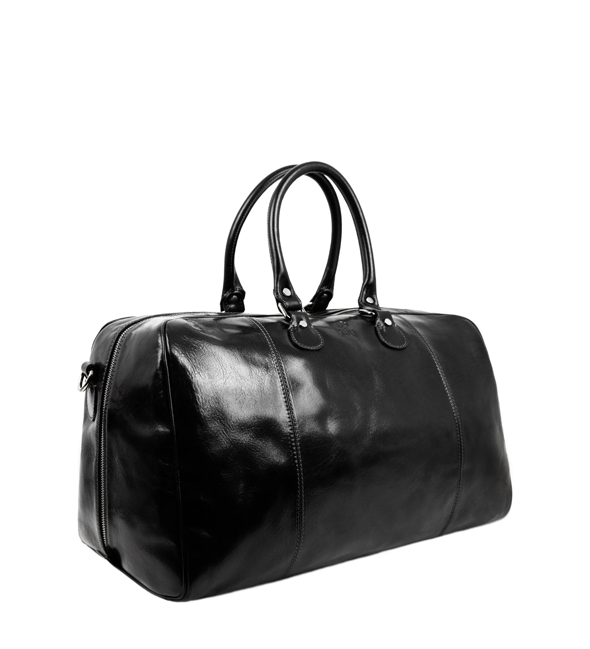 Leather Duffel Bag Weekender Bag - The Count of Monte Cristo