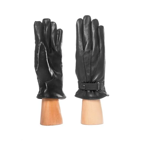 Leather Gloves With Strap