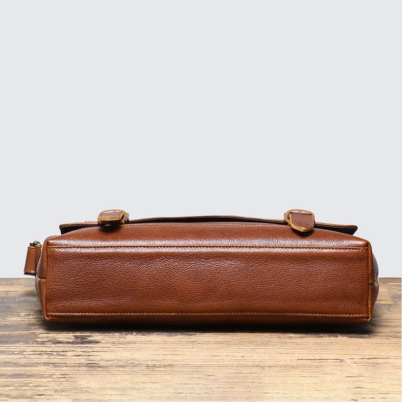 Leather Messenger Bag Full Grain Leather Shoulder Bag