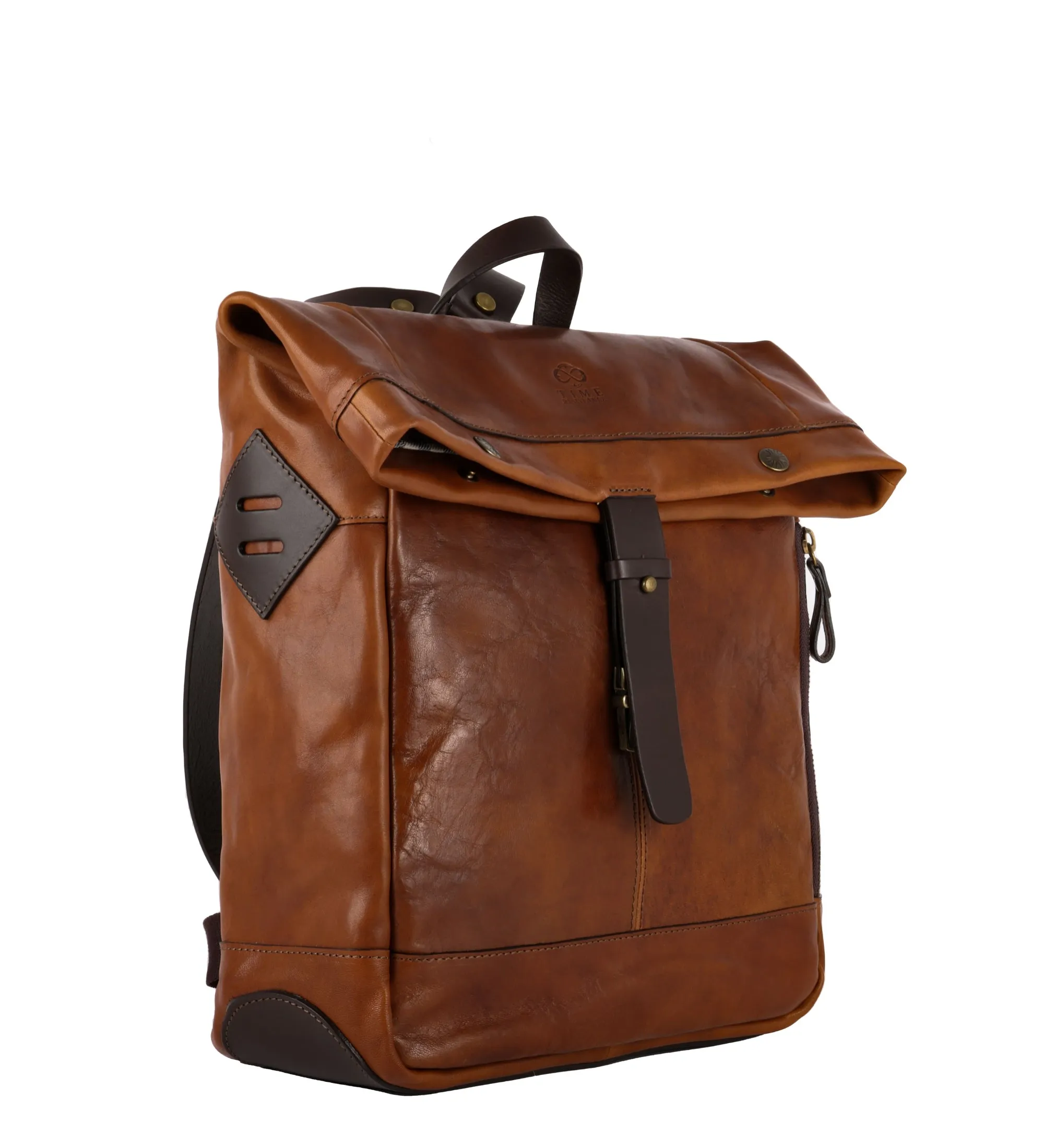 Leather Roll-Top Backpack for Women - The Secret History