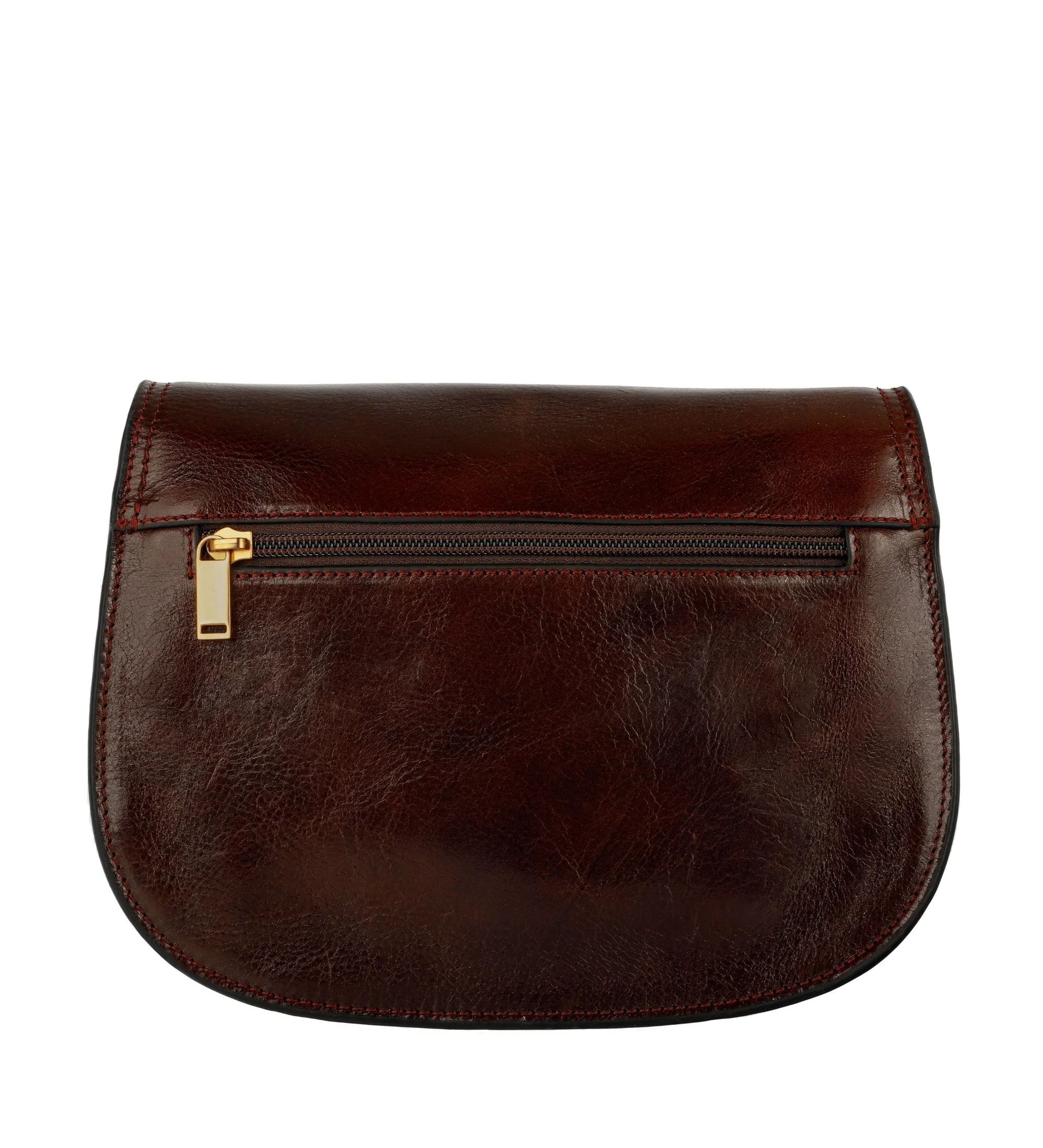 Leather Saddle Bag Cross Body Bag for Women - Moonfleet