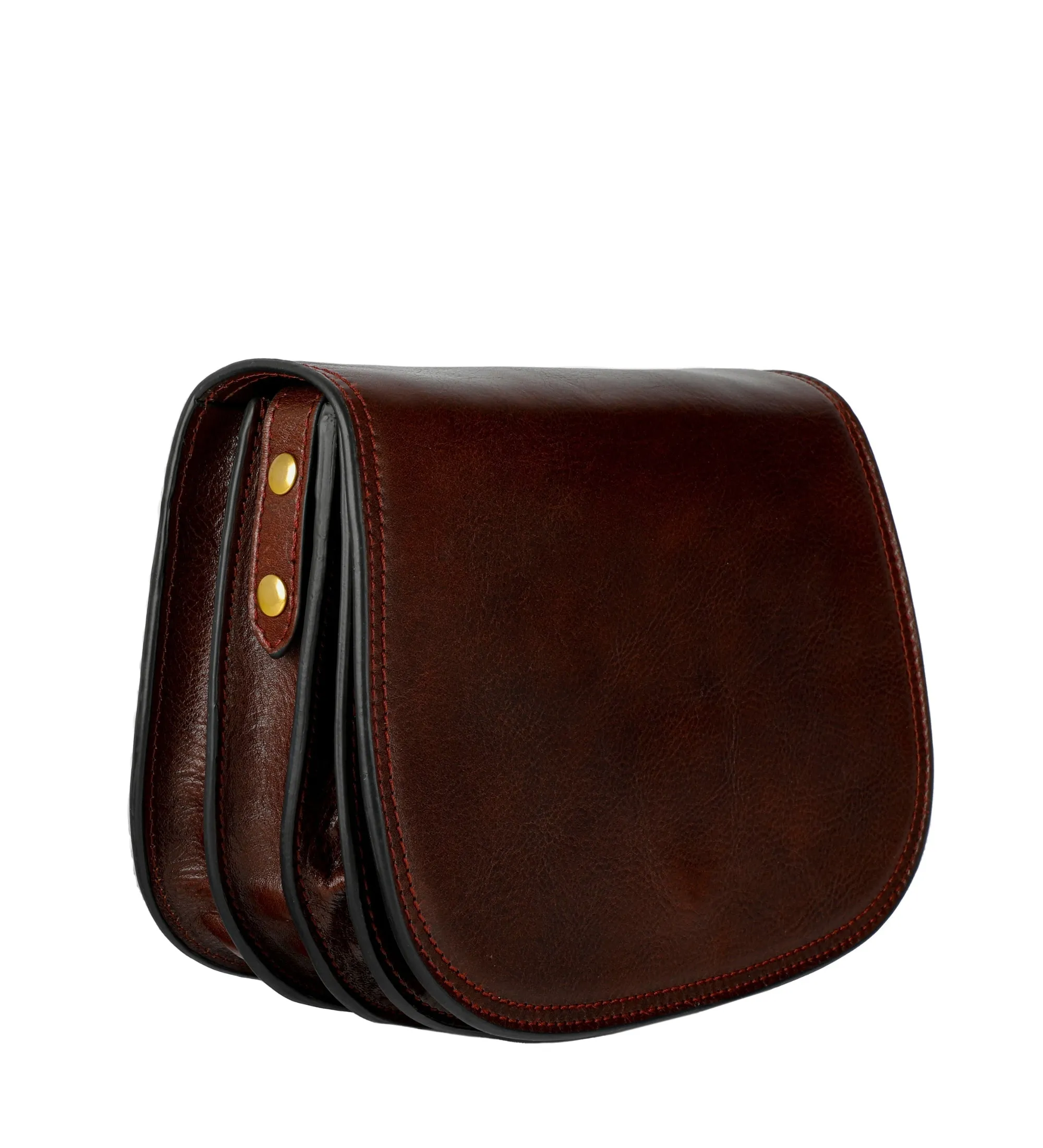 Leather Saddle Bag Cross Body Bag for Women - Moonfleet