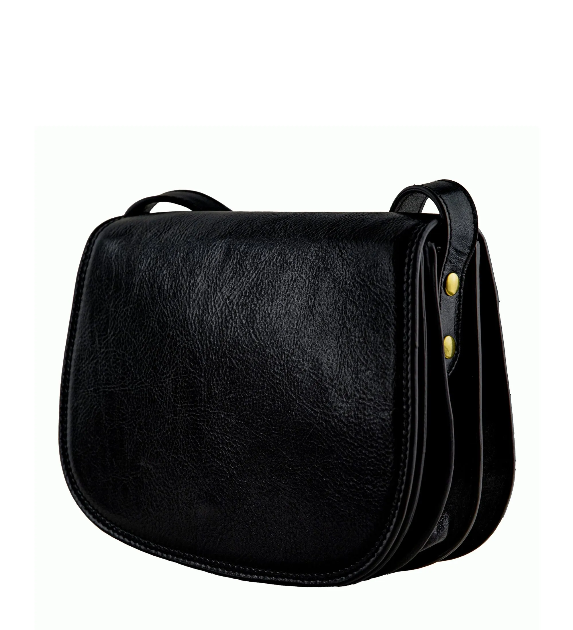 Leather Saddle Bag Cross Body Bag for Women - Moonfleet